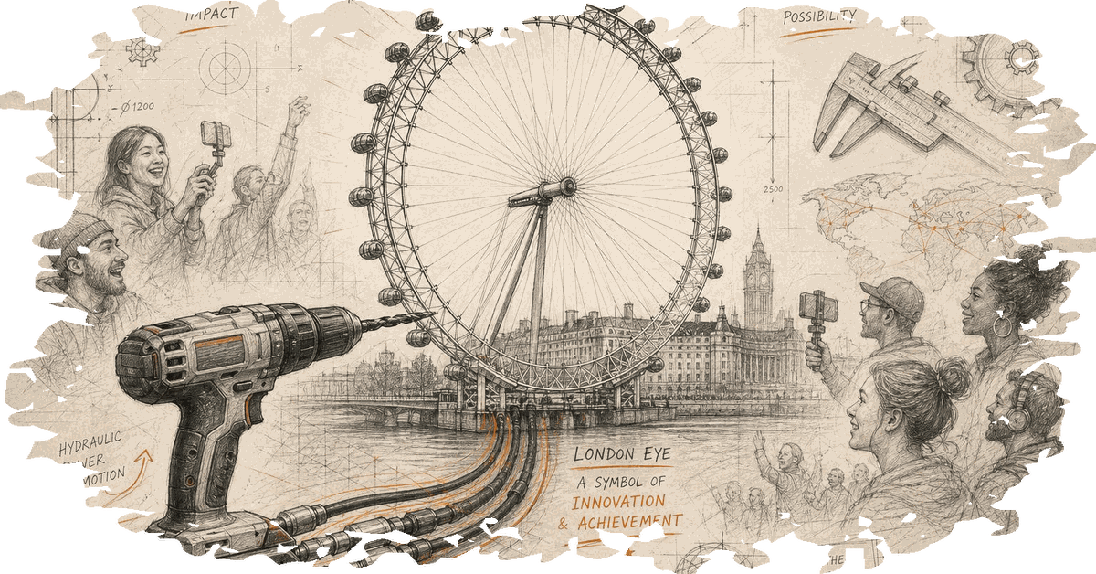 Lidl’s PARKSIDE Drill Sets Guinness Record by Powering London Eye
