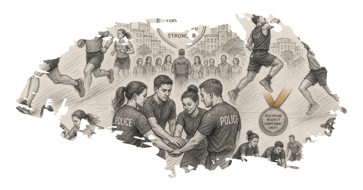 Sport stärkt Teamgeist und Einsatzbereitschaft in serbischer Polizeiausbildung