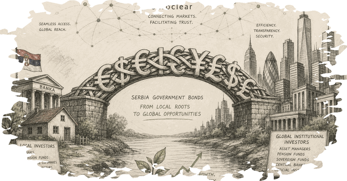 Serbia Opens Long-Term Bonds to Global Investors via Euroclear