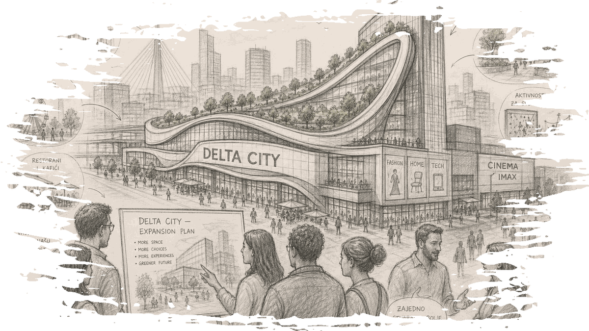 Delta City Plans Major Expansion in Novi Beograd, Boosting Jobs and Space