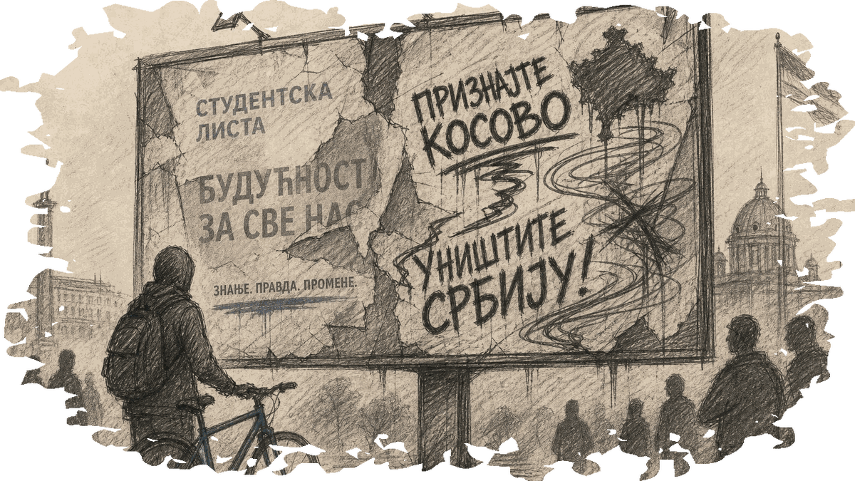 Serbian Elections: Students’ List Faces Vandalism, Campaign Challenges